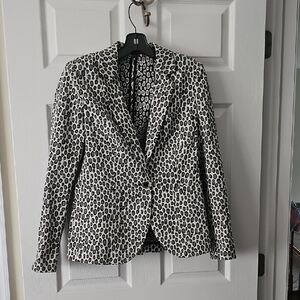 Stylish Black and White Women's Rachel Zoe Blazer